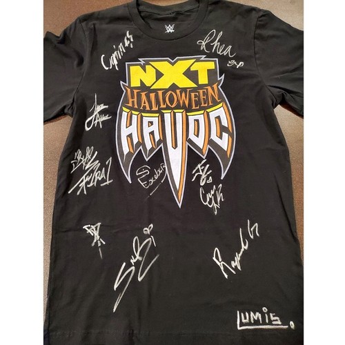 SIGNED NXT Halloween Havoc Logo T-Shirt