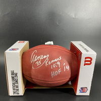 HOF - Rams Aeneas Williams Signed Authentic Football with HOF 14 Inscrip...