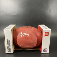 NFL - Panthers Jonathan Mingo Signed Authentic Football