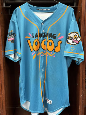 #26 Ryan Lasko Size XL Lansing Lugnuts - Lansing Locos Jersey