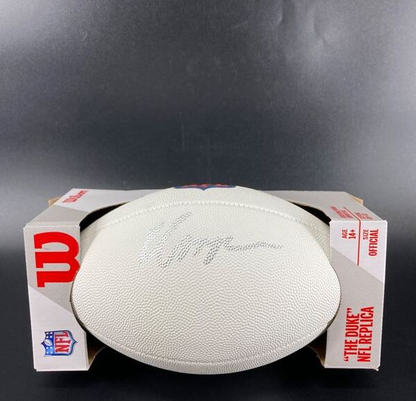 NFL - Seahawks Robert Cooper Signed White Composite Football