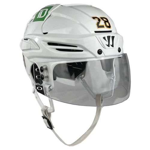 Photo of 25-26 Game-Used White Warrior Hockey Helmet - Elias Lindholm