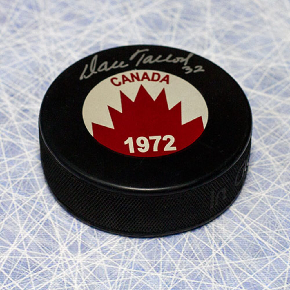 Dale Tallon Team Canada Autographed 1972 Summit Series Hockey Puck