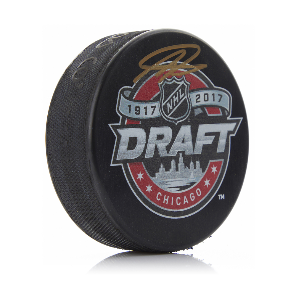 Nolan Patrick Signed 2017 NHL Entry Draft Puck