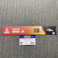 NFL - Broncos Marvin Mims Jr. 2024 Pro Bowl Games Nameplate 1 of 1