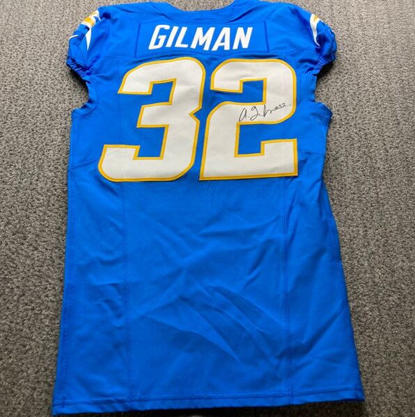 Crucial Catch - Chargers Alohi Gilman Signed Game Worn Jersey (10/5/2025...