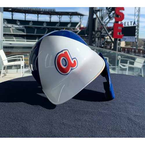 Ronald Acuña Game-Used 1974 Throwback Helmet