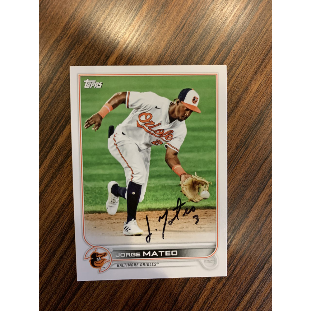 Mateo Baseball Card Autographed Baltimore Orioles Auctions
