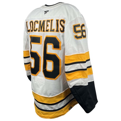 Photo of Game-Used 2025-2026 Preseason Away Hockey Jersey - Dans Locmelis