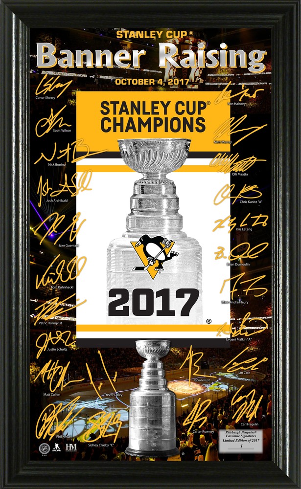 Serial #1! Pittsburgh Penguins 2017 Stanley Cup Champions 