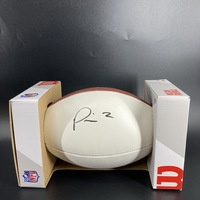 NFL - Patriots Pierre Strong Signed Panel Ball