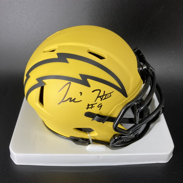 NFL - Chargers Tre Harris Signed Mini Helmet