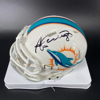 Dolphins - Anthony Fasano Signed Mini Helmet