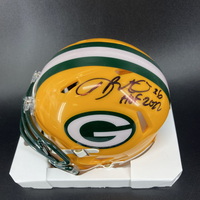 HOF - Packers LeRoy Butler Signed Mini Helmet with HOF 22 Inscription