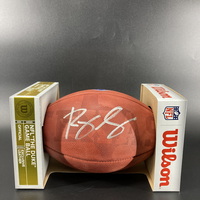 NFL - Ravens Roquan Smith Signed White Panel Football