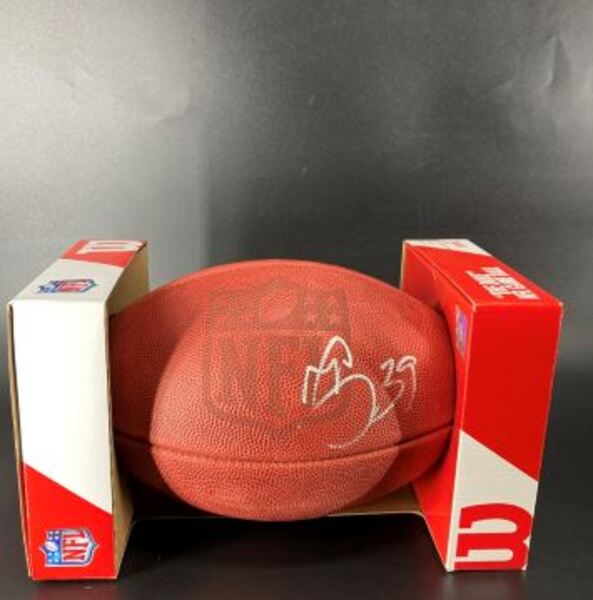 NFL - Dolphins Minkah Fitzpatrick Signed Authentic Football with Pro Bow...