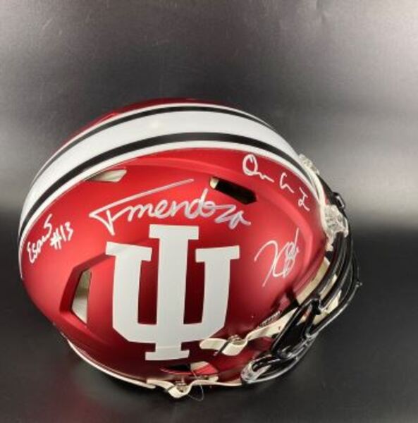 NFL - Indiana Multi-Sign Hoosiers Authentic Speed Helmet Signed By Ferna...