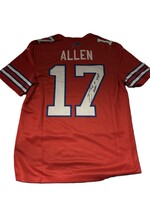 Josh Allen autographed Bills Replica Jersey with "MVP" Inscrip...