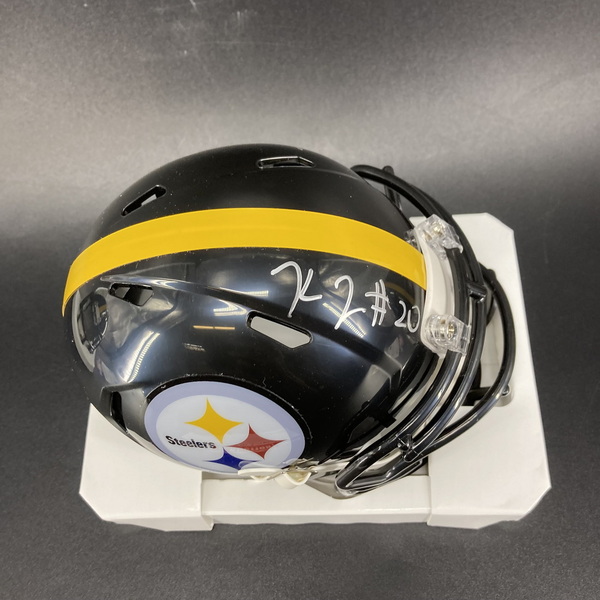 NFL - Steelers Kaleb Johnson Signed Mini Helmet