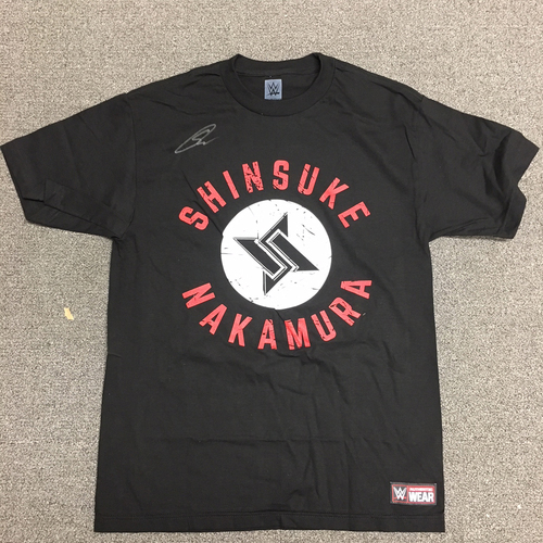 Shinsuke Nakamura SIGNED Authentic T-Shirt (Size: Medium)