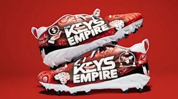 MCMC - Titans Arden Key Custom Cleats 2025 Season Size 14.5 Proceeds Ben...