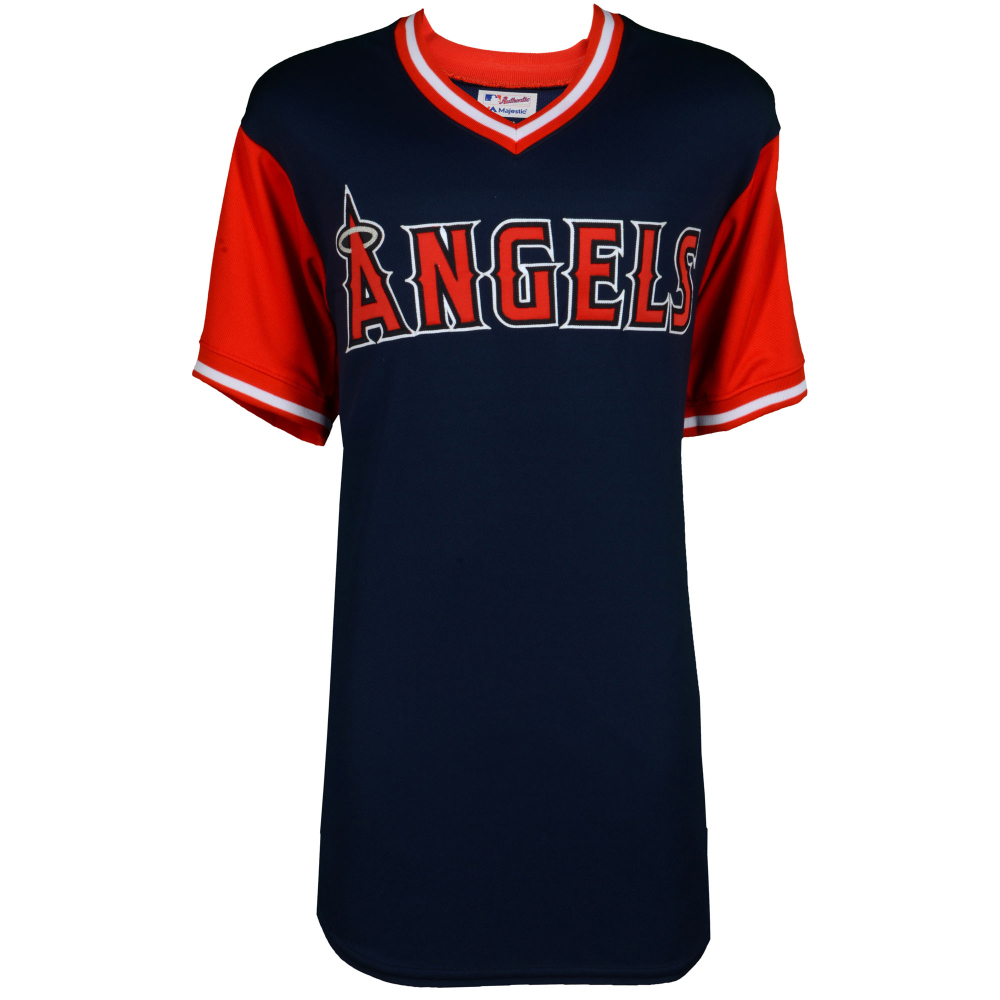 Mike Trout Los Angeles Angels Autographed Majestic Authentic