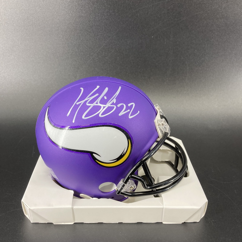 NFL Vikings Harrison Smith Signed Mini Helmet The official auction