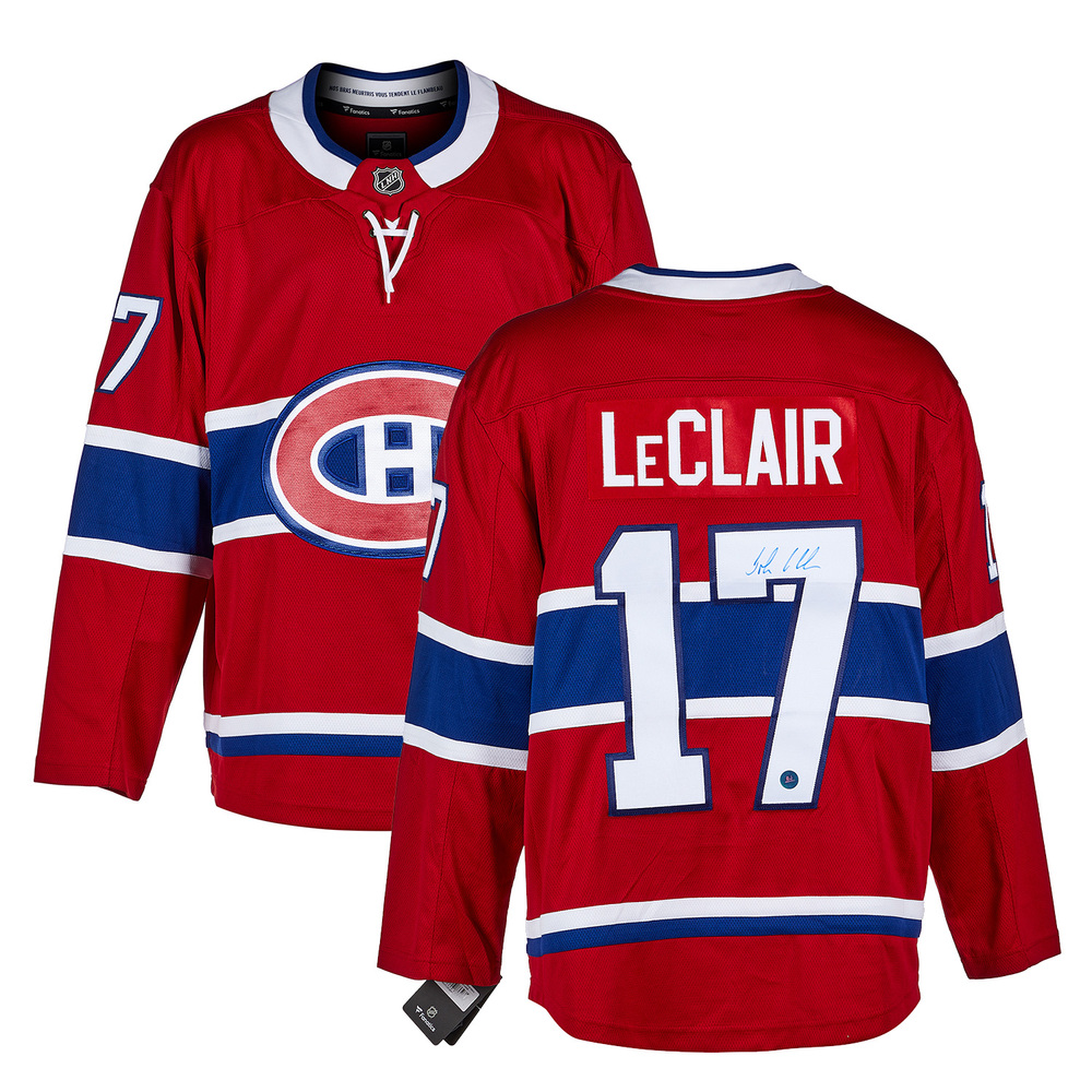 John Leclair Autographed Montreal Canadiens Fanatics Breakaway Jersey