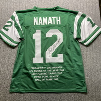 NFL - Jets Joe Namath Signed Replica Jersey Size XL