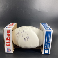 Dolphins - Laremy Tunsil Signed Panel Ball