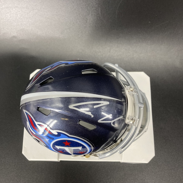 NFL - Titans Cam Ward Signed Mini Helmet