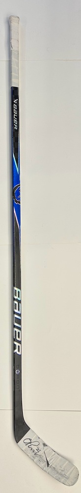 #25 Owen Power Game Used Stick - Autographed - Buffalo Sabres