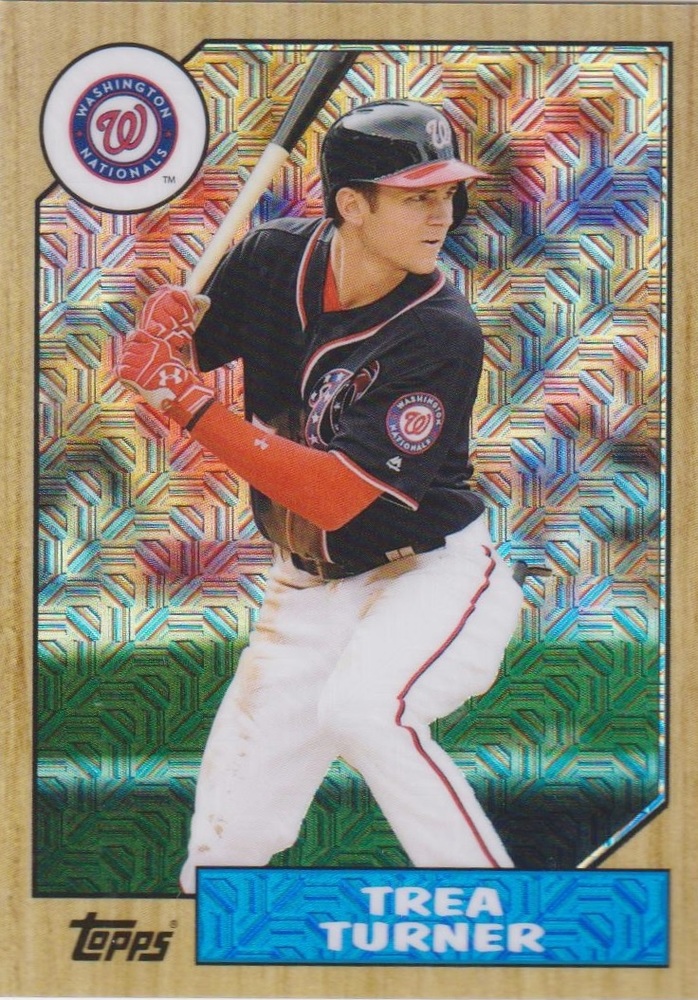 2017 Topps '87 Topps Silver Pack Chrome #87TT Trea Turner
