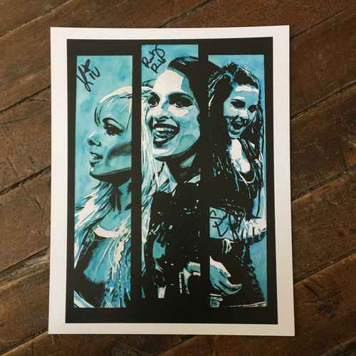 Riott Squad SIGNED 11 x 14 Rob Schamberger Print