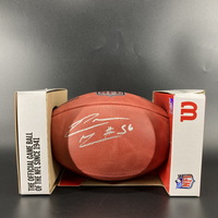 NFL - Steelers LaMarr Woodley Signed Authentic Football