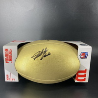 NFL - Seahawks Sundiata Anderson Signed Gold Composite Football