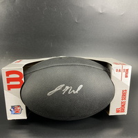 NFL - Texans Jaylin Noel Signed Black Composite Silver Series Football