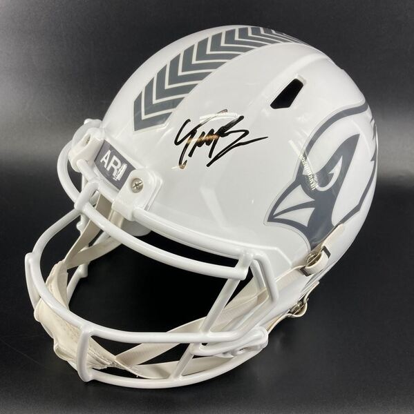 NFL - Cardinals Tre McBride Signed STS Replica Speed Helmet