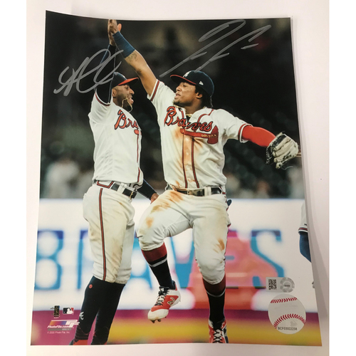 Ronald Acuna Jr. and Ozzie Albies Photo