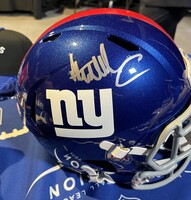 Giants Abdul Carter Signed Replica Helmet - First Signed Helmet After Be...