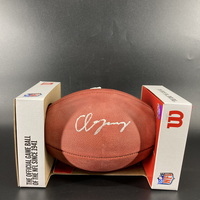 NFL - Patriots Christian Gonzalez Signed Authentic Football