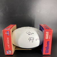 NFL - Chiefs Multi Sign Super Bowl LVIII Commemorative Panel Ball Signed...