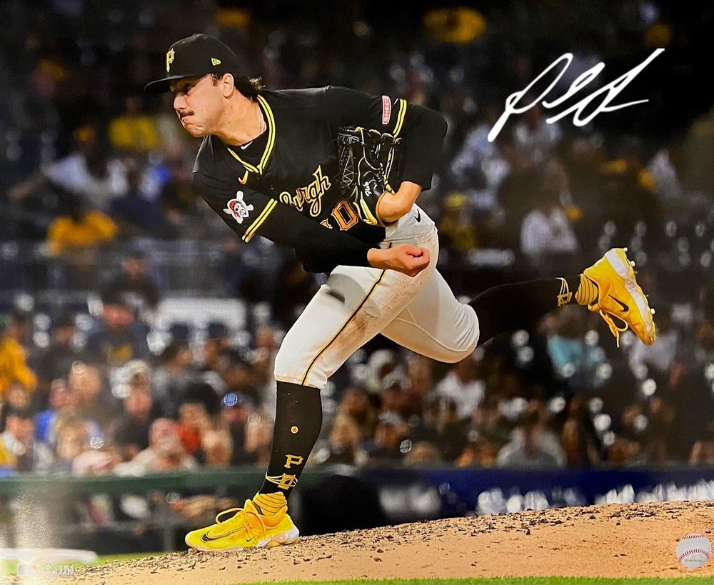 Paul Skenes Autographed 16x20 Photo - Pitching | MLB Auctions