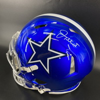 NFL - Cowboys Jalen Tolbert signed flash helmet
