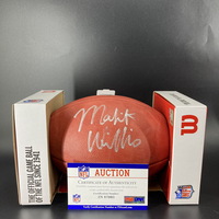 NFL - Titans Malik Willis Signed Authentic Football