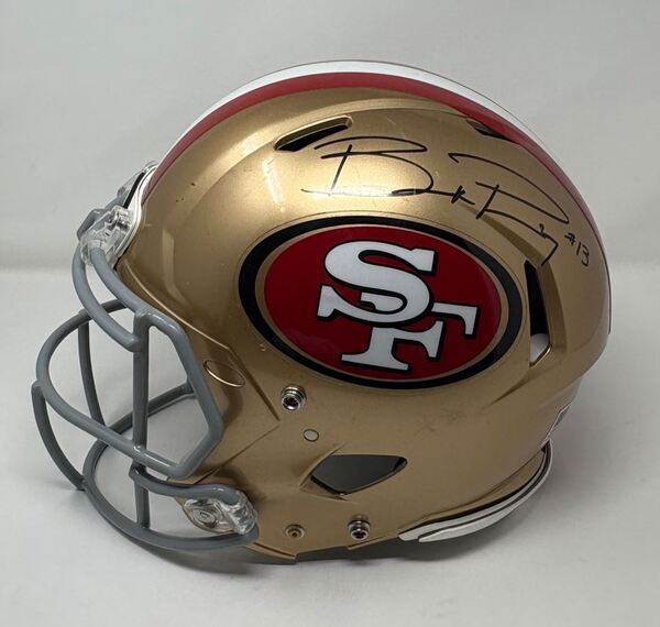 Brock Purdy Autographed Helmet - Supporting the 49ers Foundation