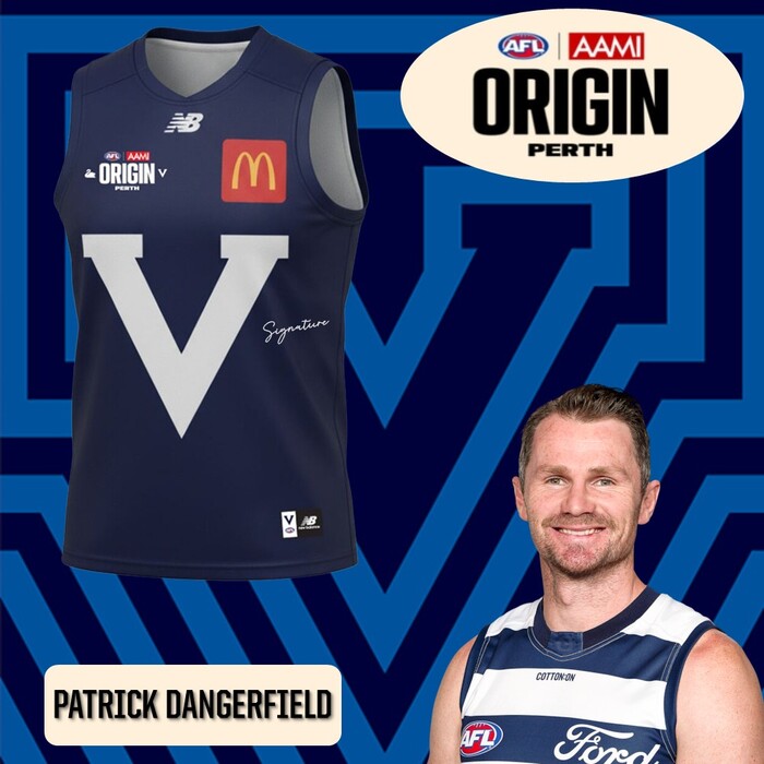 Photo of Patrick Dangerfield 2026 VIC AFL Origin Guernsey