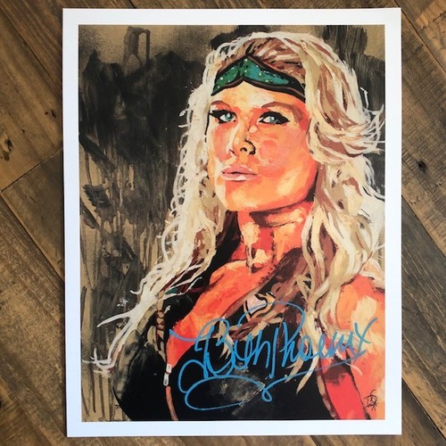 Beth Phoenix SIGNED 11 x 14 Rob Schamberger Print