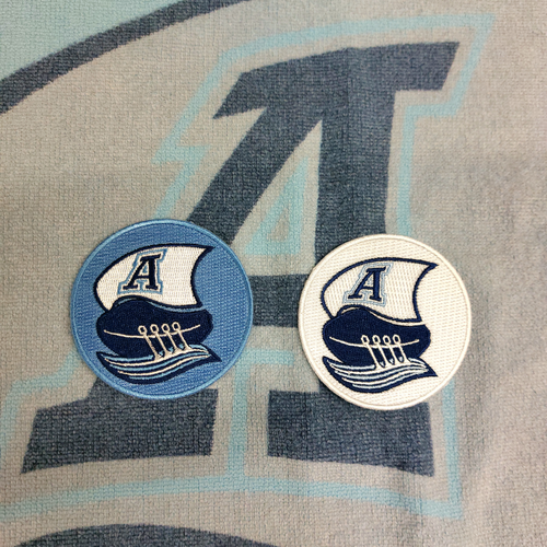 Toronto Argonauts TEAM ISSUED Uniform Patches (2PK Set)