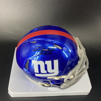 NFL - Giants Cam Skattabo Signed Mini Helmet